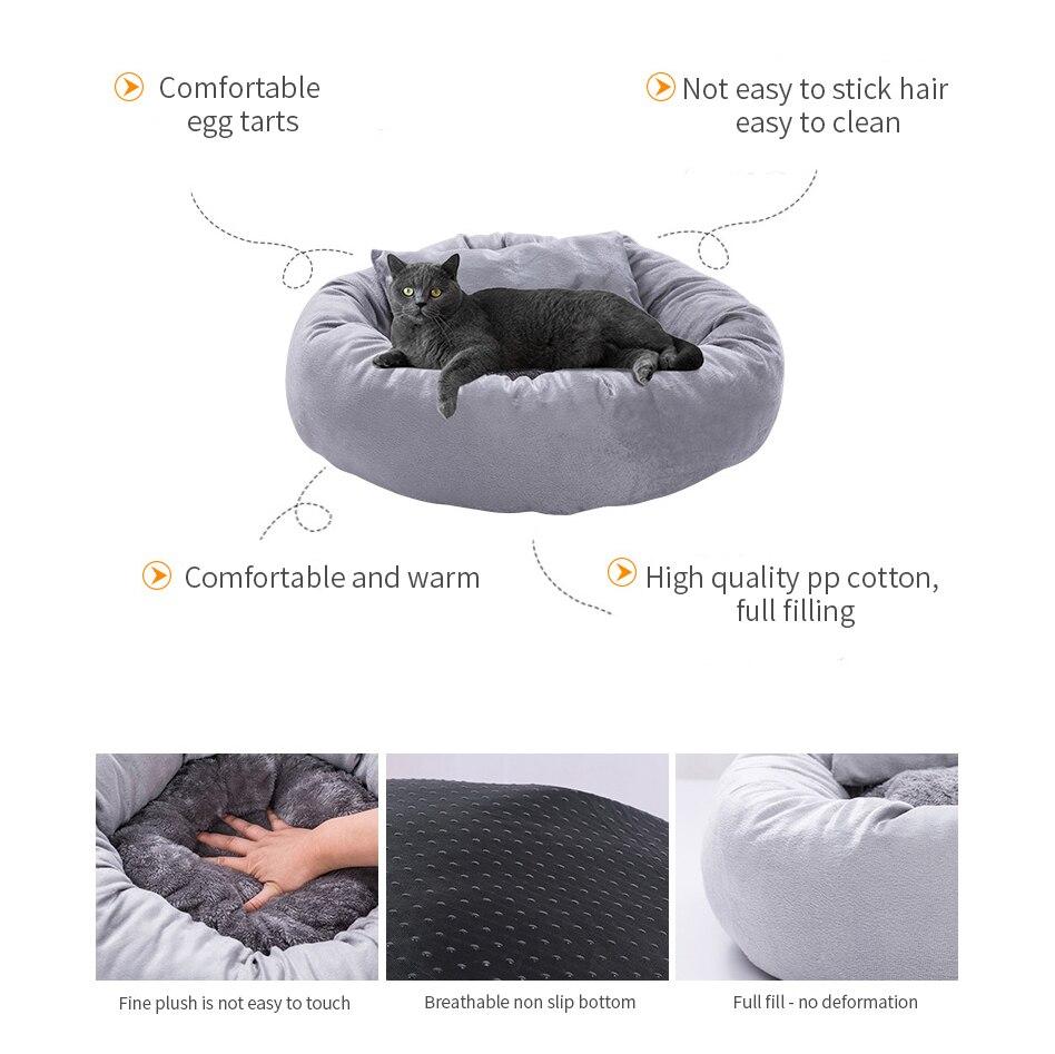 The Ultimate Comfort for Your Furry Friends: Pet Cute Round Bed